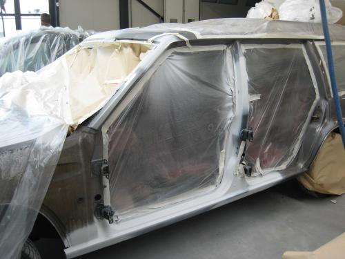 zijkant nieuw zijkant met nieuwe dorpel en stijl